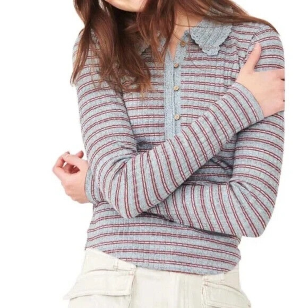 Free People 70’s crochet collar